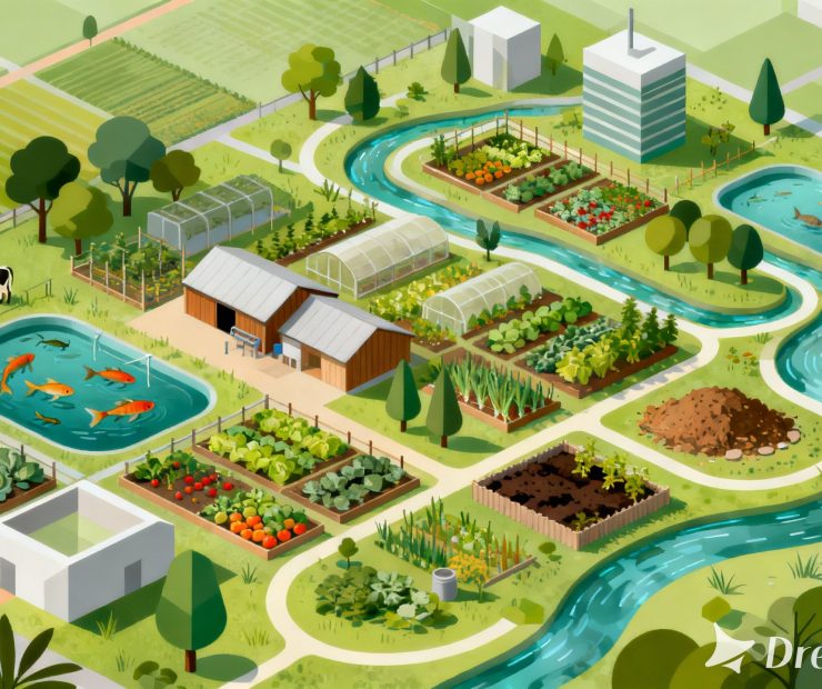 Desain Lahan Agrotecture: Cara Merancang Kebun layaknya Arsitek Merancang Kota